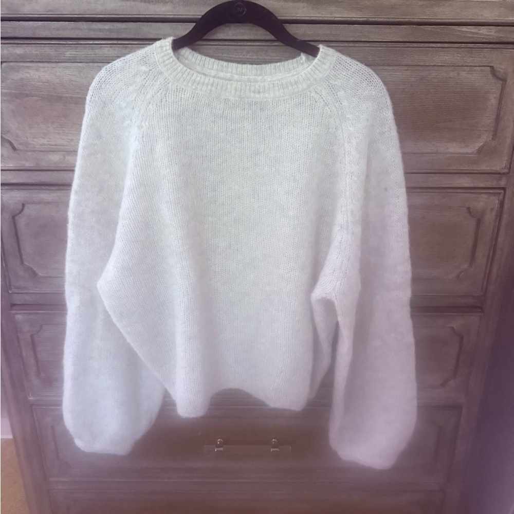 Cozy Light Grey Crew Neck Sweater